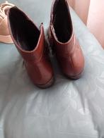 Bruine leren laarzen maat 39, Kleding | Dames, Schoenen, Ophalen of Verzenden