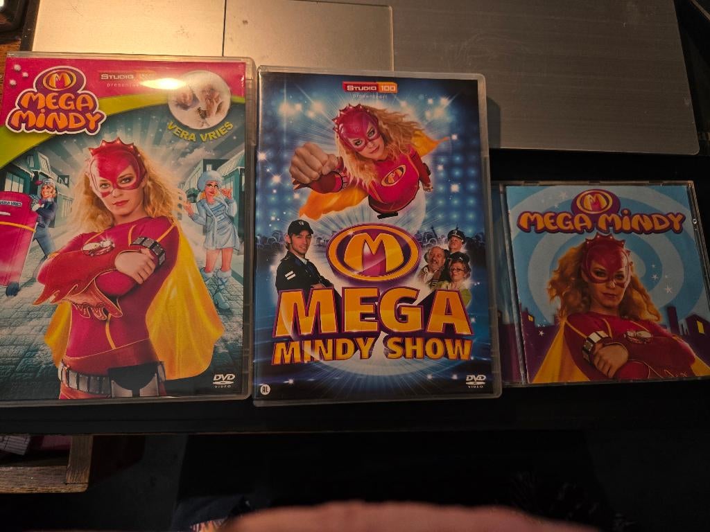 Mega Mindy 2x Dvd 1cd Dvd : Mega Mindy Show en Vera Vries, Ophalen, Gebruikt, Alle leeftijden, Overige genres
