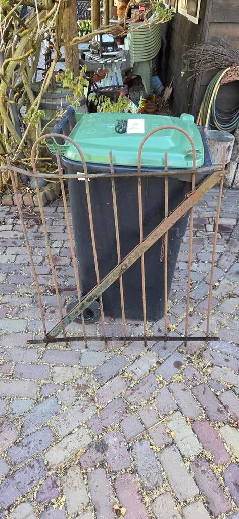 Poort 80cm hek 80cm hek 160cm, Ophalen, IJzer, Sierhekwerk