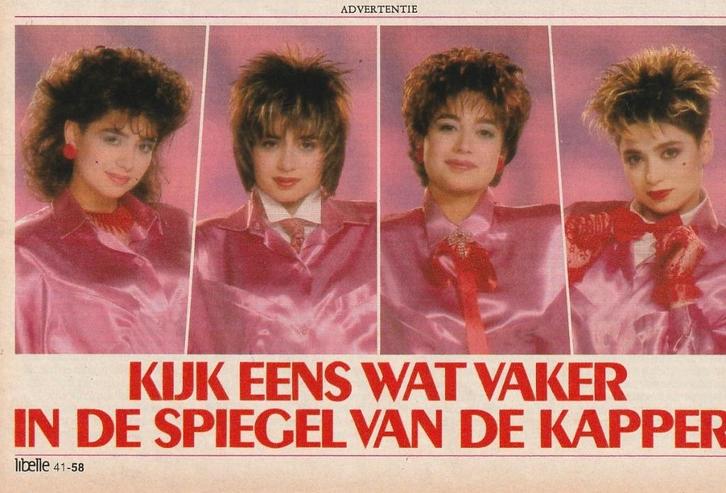 Retro reclame 1986 Kapper kijk eens wat vaker in de spiegel, Verzamelen, Retro, Overige typen, Verzenden