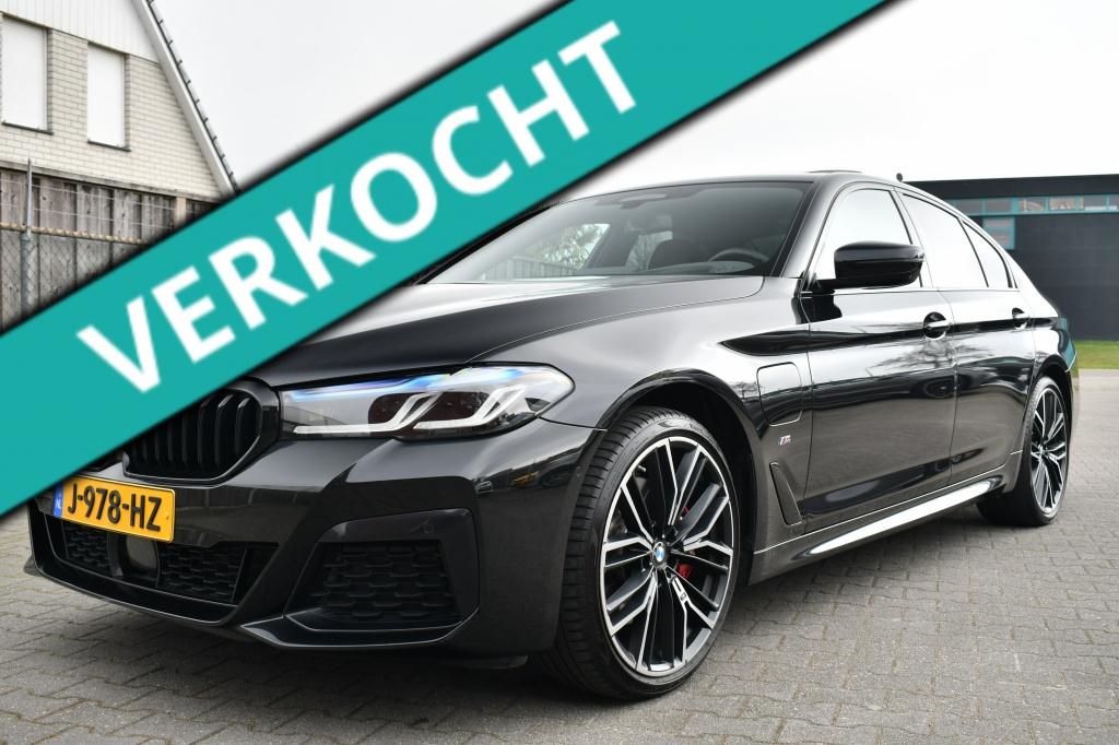 BMW 5 Serie 530e High Exe M-Sport Laser|ACC|HUD|incl BTW, 1998 cc, Adaptive Cruise Control, Gebruikt, 4 cilinders