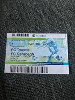 FC Twente - Qarabagh ticket 20-08-2009, Ophalen of Verzenden, F.C. Twente, Overige typen