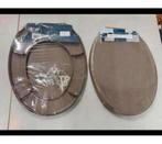 Bruin-Grijs-Beige WC Toilet bril, wcbril toiletbril Nieuw, Doe-het-zelf en Verbouw, Sanitair, Nieuw, Toilet, Ophalen of Verzenden