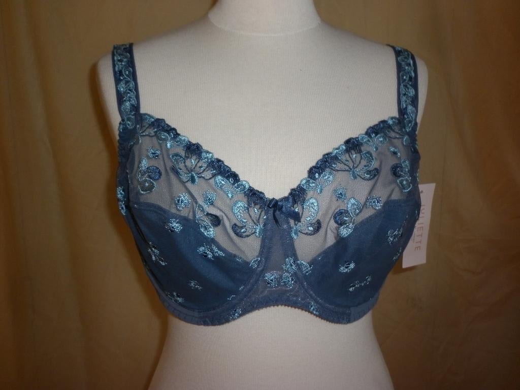 beugelBh maat 85F full-cup, Verzenden, Blauw, BH