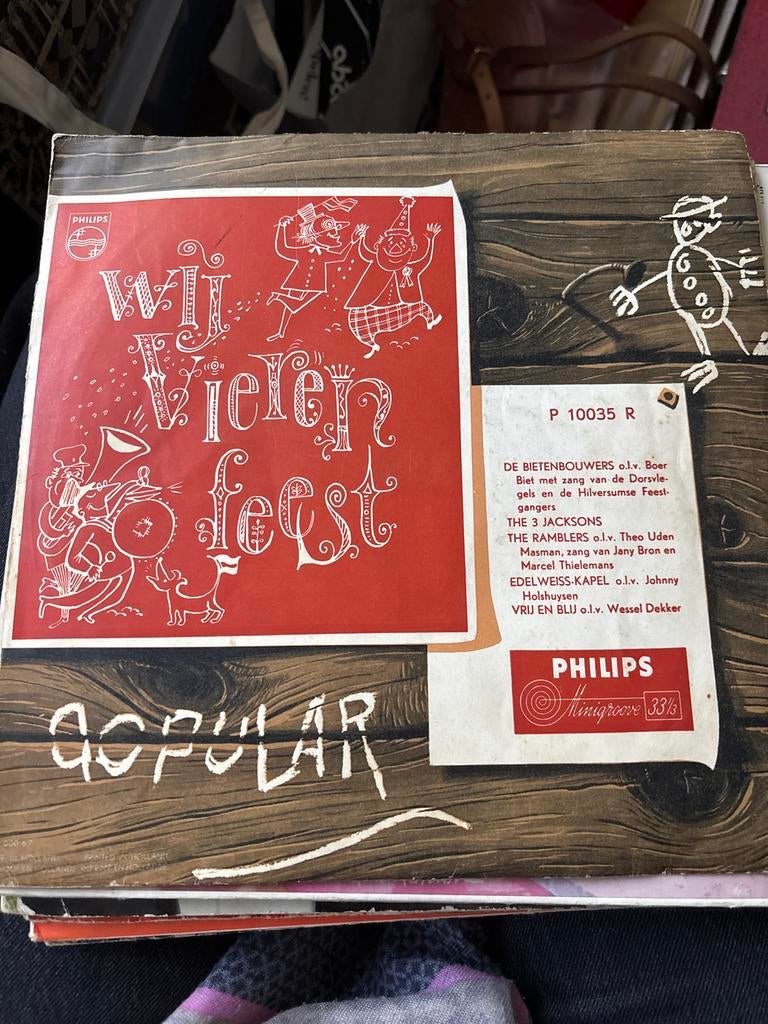 Wij Vieren Feest - Diverse Artiesten (Philips Minigroove), Gebruikt, Overige typen, Ophalen of Verzenden, 12 inch