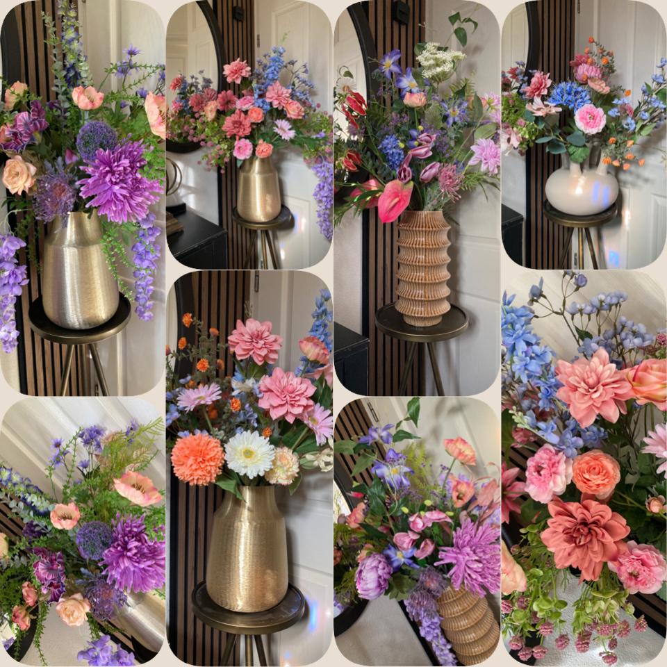 🪻Gratis Verzenden🪻 Prachtige Collectie Luxe Zijden Bloemen, Huis en Inrichting, Woonaccessoires | Kunstplanten en Kunstbloemen