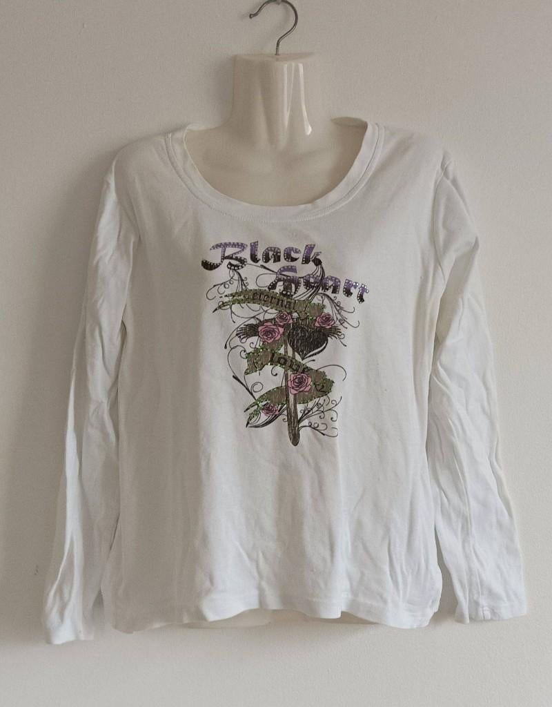 vestino longsleeve maat 44, Kleding | Dames, Tops, Wit, Maat 42/44 (L), Ophalen of Verzenden, Lange mouw