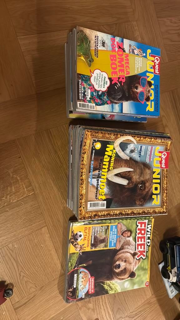 Kinder tijdschriften quest en freek gratis, Ophalen, Gelezen, Wetenschap en Natuur