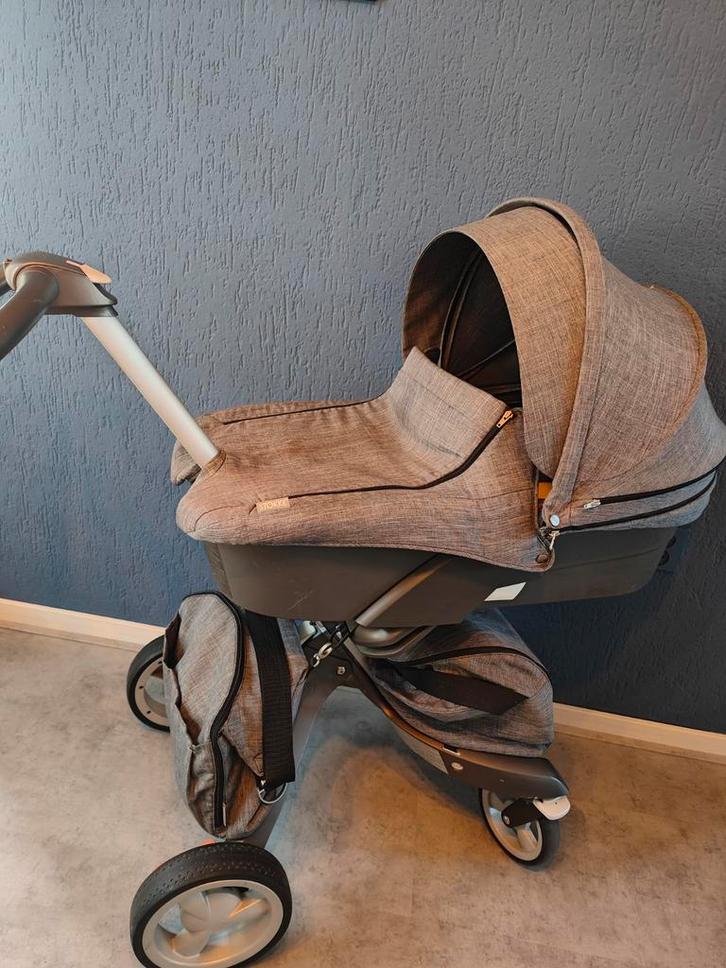 Stokke Xplory V5 Combiwagen met autostoel, Kinderen en Baby's, Kinderwagens en Combinaties, Gebruikt, Combiwagen, Overige merken