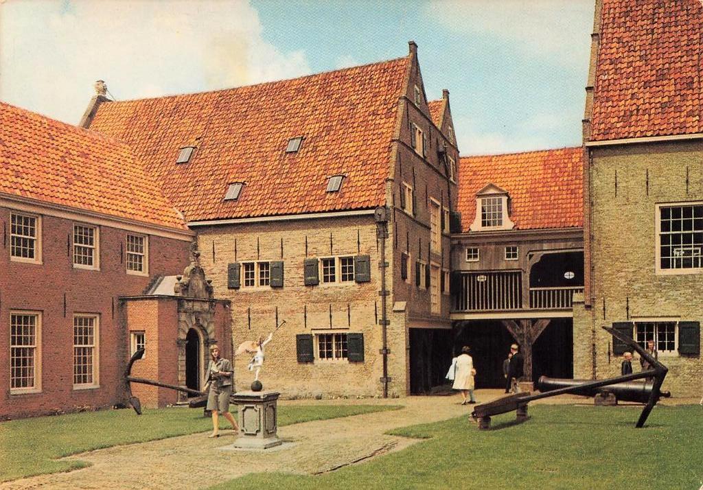 Enkhuizen, Binnenplaats Zuiderzee Museum, Ophalen of Verzenden, 1960 tot 1980, Ongelopen, Noord-Holland