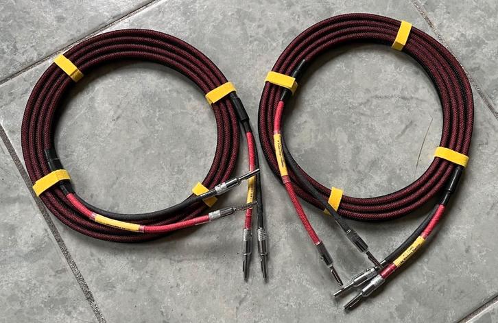 Western Electric speakerkabelsets 230cm en 250cm (inruil?), Audio, Tv en Foto, Audiokabels en Televisiekabels, Zo goed als nieuw