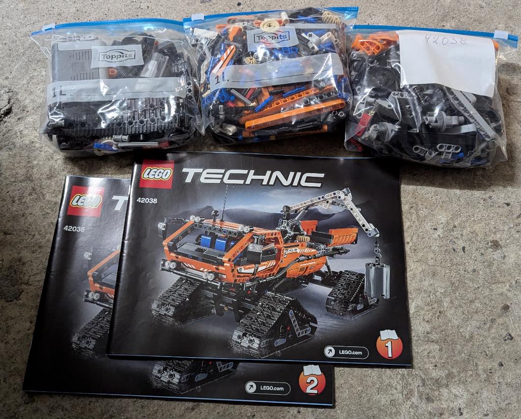lego technic 42038 met powerfuncties, Lego, Ophalen of Verzenden, Technic, Complete set