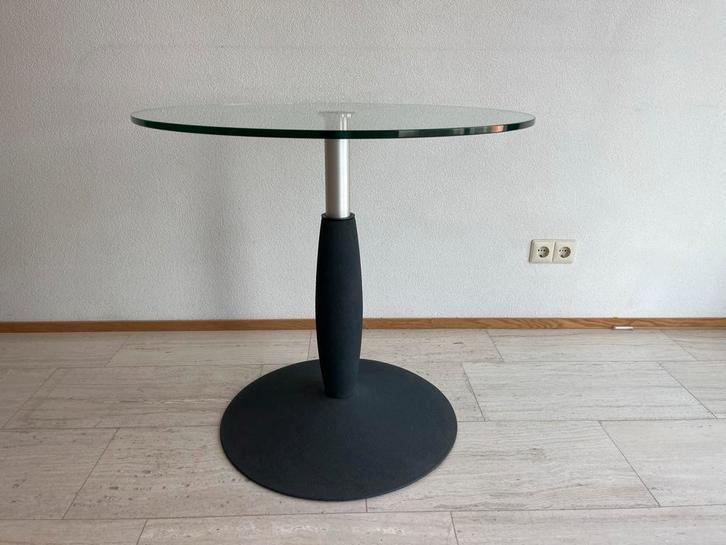 Rolf Benz designtafel - Rond, in hoogte verstelbaar, Huis en Inrichting, Tafels | Bijzettafels, Gebruikt, Rond, 60 cm of meer