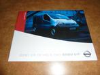 brochure Nissan Primastar, Ophalen of Verzenden, Nieuw, Nissan