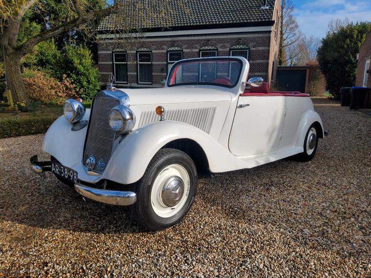 Mercedes-Benz Mercedes 1949  w136 170c Cabriolet, Auto's, Mercedes-Benz, Bedrijf, Benzine, Cabriolet, Handgeschakeld, Geïmporteerd