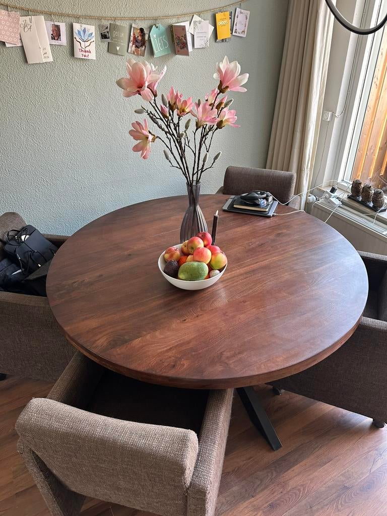 Tafelblad rond 150cm, Huis en Inrichting, Tafels | Eettafels, Ophalen, 150 tot 200 cm, Rond, Nieuw