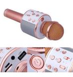 Karaoke Mic Microfoon Draadloos Bluetooth Rose Roze goud, Nieuw, Ophalen of Verzenden, Microfoon(s), H