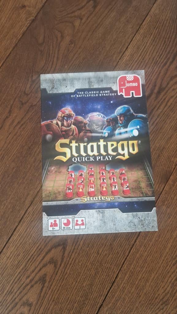Stratego Quick Play, Hobby en Vrije tijd, Gezelschapsspellen | Bordspellen, Jumbo, Een of twee spelers, Ophalen of Verzenden, Zo goed als nieuw
