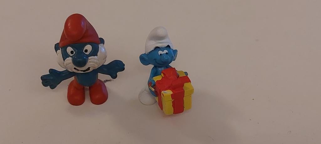 Grote smurf en lol smurf, Verzamelen, Smurfen, Ophalen of Verzenden, Zo goed als nieuw