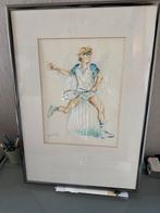 Schilderij Jan van de Schoor (1989) - Tennisspeler, Antiek en Kunst, Ophalen of Verzenden
