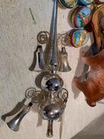 Zeldzame kerstboom piek met grote klokken met klepel, Gebruikt, T, Ophalen of Verzenden, N