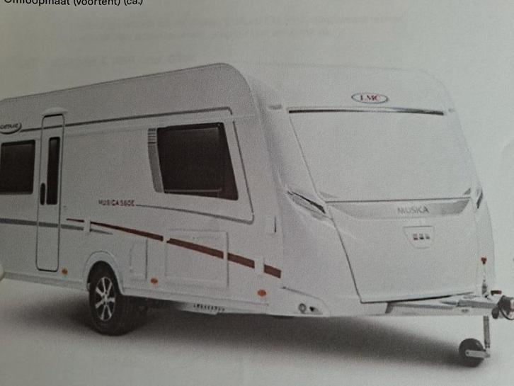 LMC Musica 470E, Caravans en Kamperen, Caravans, Particulier, tot en met 4, 1000 - 1250 kg, Standaardzit, LMC en Münsterland, 2 aparte bedden