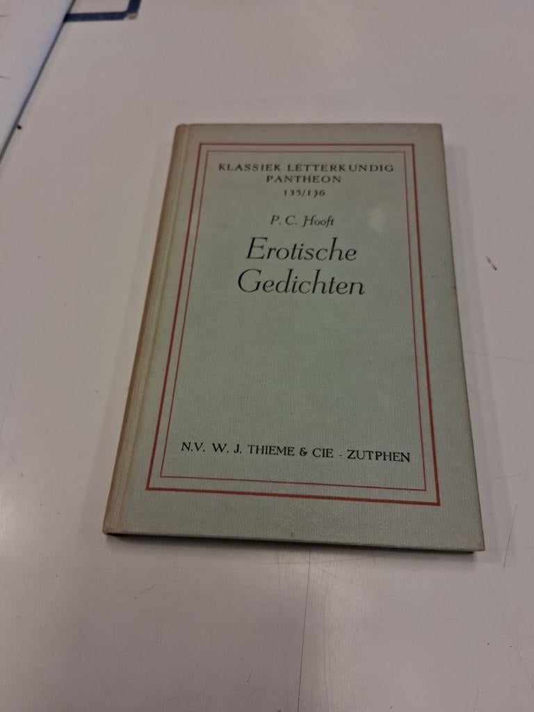 P.C. Hooft - Erotische Gedichten (Klassiek Letterkundig), Ophalen of Verzenden