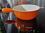 Le Creuset steelpan/caquelon 22 cm., Gebruikt, Gietijzer, Overige typen, Ophalen of Verzenden