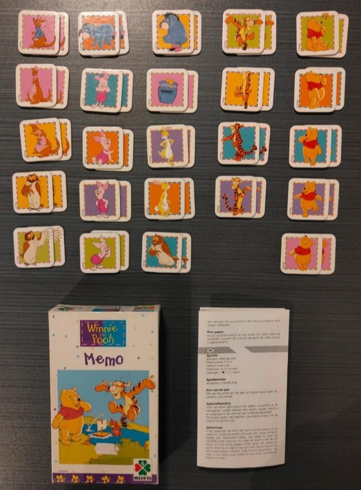 Winnie The Pooh Memospel, Selecta, Ophalen of Verzenden, Zo goed als nieuw