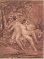Alexandre Sixdeniers / J. Bouchardy ets aquatint "l'Effroi", Antiek en Kunst, Ophalen
