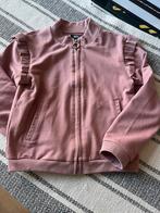 Roze vestje met ruches - KIDS maat 122/128, Ophalen of Verzenden, Gebruikt, Meisje, Jas