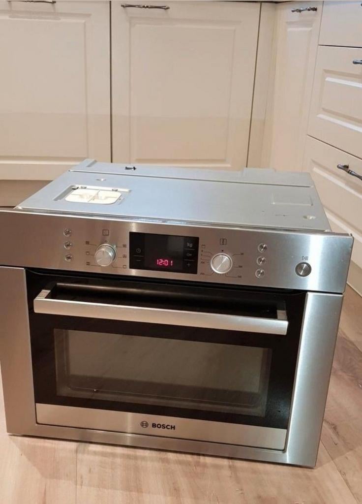 Bosch combi oven magnetron hetelucht grill, Witgoed en Apparatuur, Magnetrons, Ophalen, Combimagnetron, Crisp, Gebruikt