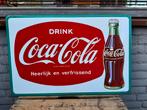 Vintage Coca-Cola Emaille Reclamebord - Heerlijk en Verfriss, Ophalen