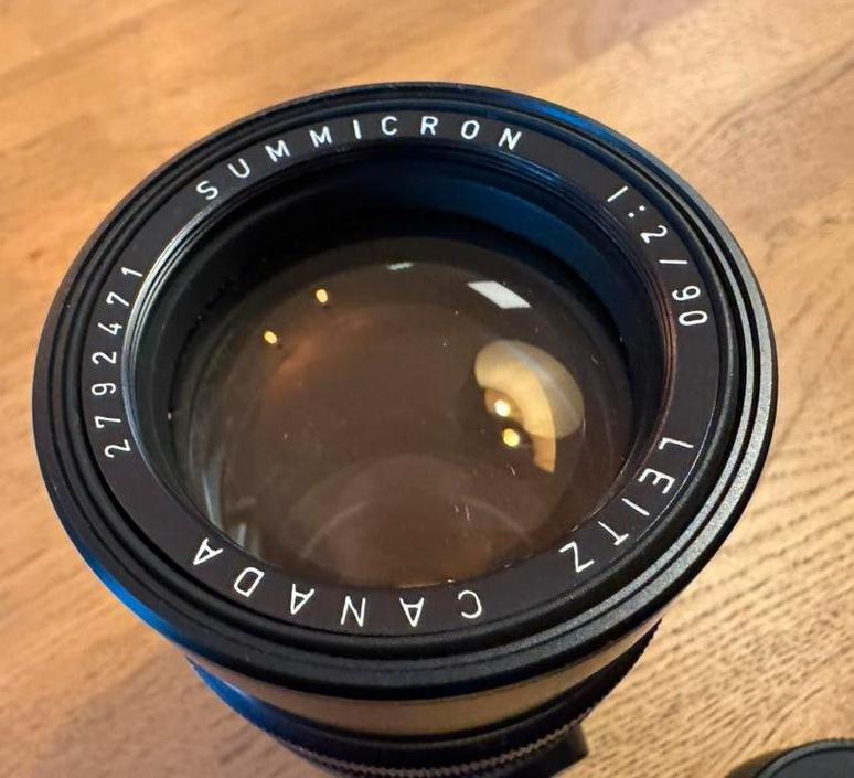 Leica Leitz summicron 90mm 1:2 m-mount, Ophalen, Zo goed als nieuw, Telelens