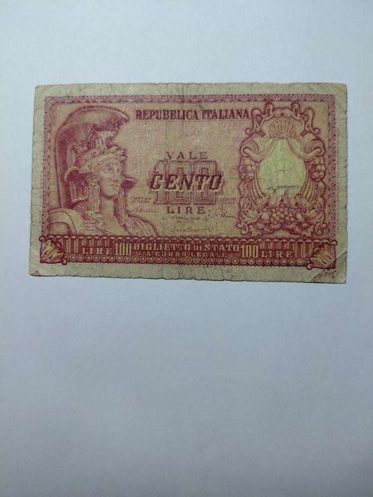 Italië 100 lire 1951, Ophalen of Verzenden, Italië