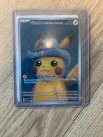 Pikachu met Grijze Vilten Hoed - Pokémon Kaart (Van Gogh), Ophalen of Verzenden, Nieuw, Losse kaart, Foil