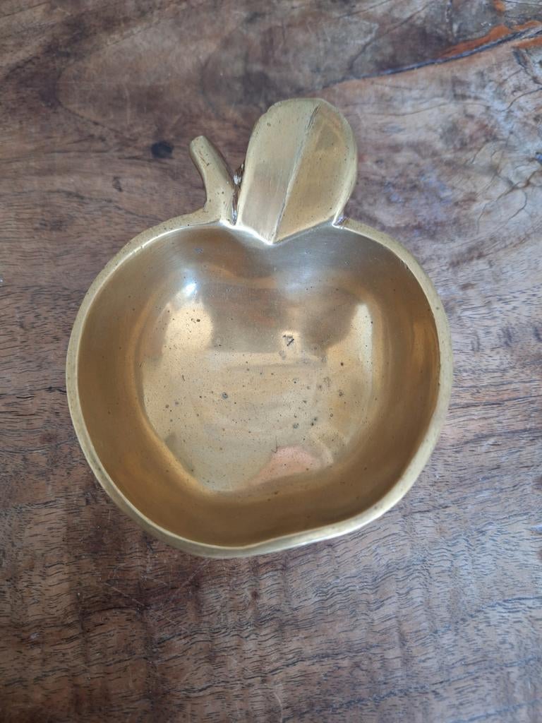 Koperen schaaltje in de vorm van een appel, Antiek en Kunst, Antiek | Koper en Brons, Ophalen of Verzenden
