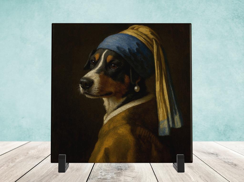 Het Meisje met de Parel - Appenzeller Sennenhond, Verzenden, Nieuw