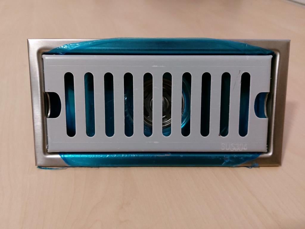 RVS doucheput vloerafvoer, Ophalen, Nieuw, Rvs, Douche