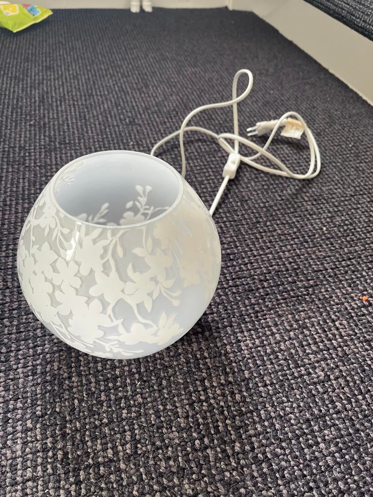 IKEA schemerlamp, Ophalen, Gebruikt, Glas, Minder dan 100 cm