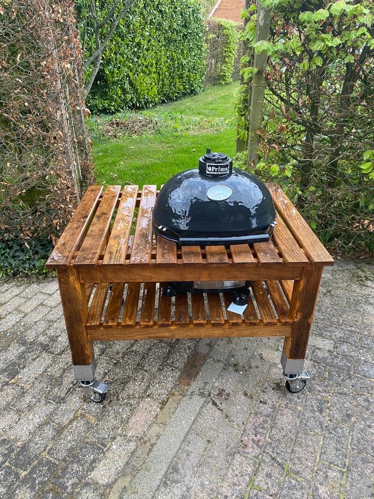 Primo kolen barbecue met tafel, Ophalen of Verzenden, Zo goed als nieuw