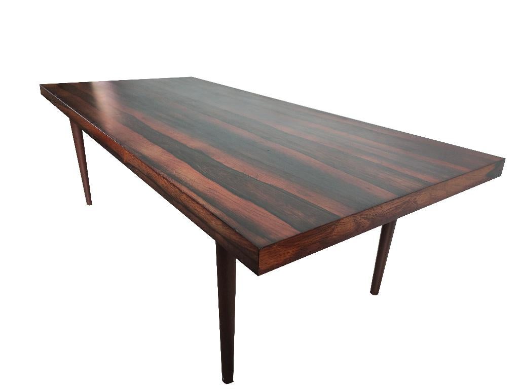 Prachtige vintage rosewood Scandinavisch design salontafel, Huis en Inrichting, Ophalen, Gebruikt, Meerkleurig, Hout
