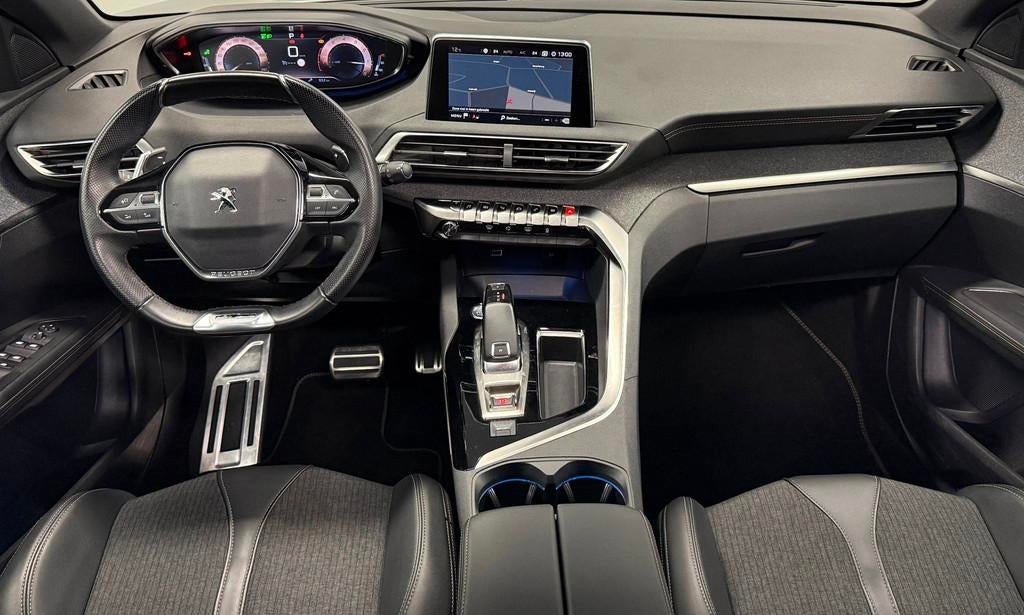Peugeot 3008 1.6 PureTech GT Line*181PK*Panodak*Camera*Navi*, Auto's, Gebruikt, Zwart, 4 cilinders, 181 pk