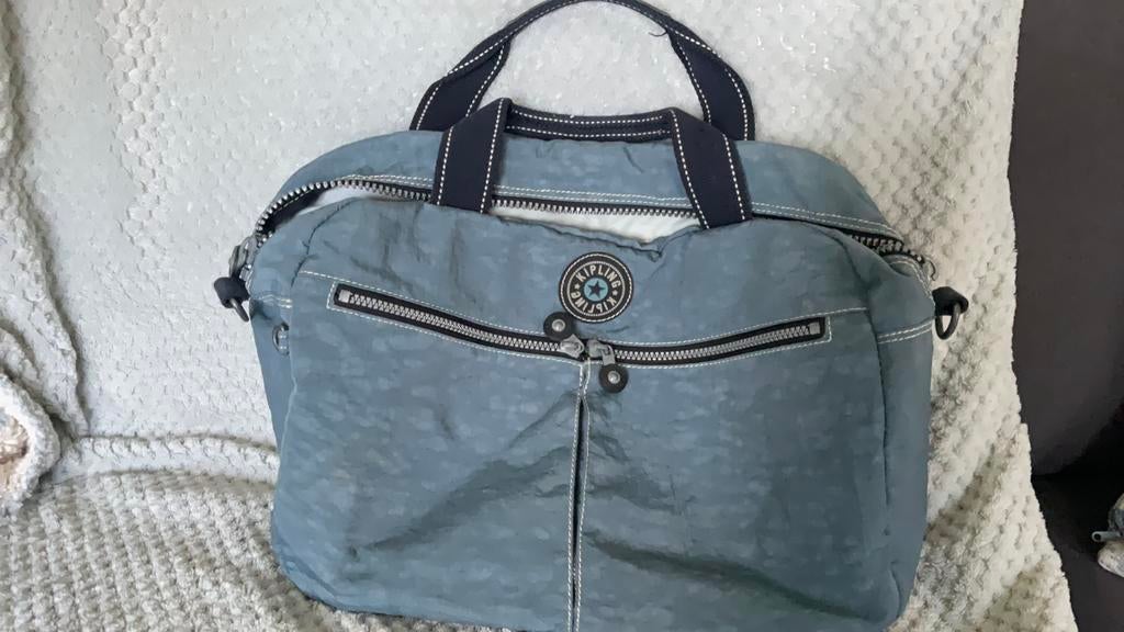 Kipling tas blauwe kleur, Verzenden, Zo goed als nieuw, Blauw, Schoudertasje