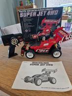 R/C Taiyo Super Jet 4WD Turbo - Vintage RC Auto, Elektro, Gebruikt, Auto offroad, Ophalen of Verzenden