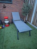 Verstelbaar ligbed voor tuin of balkon, Ophalen of Verzenden, Zo goed als nieuw, Aluminium, Verstelbaar