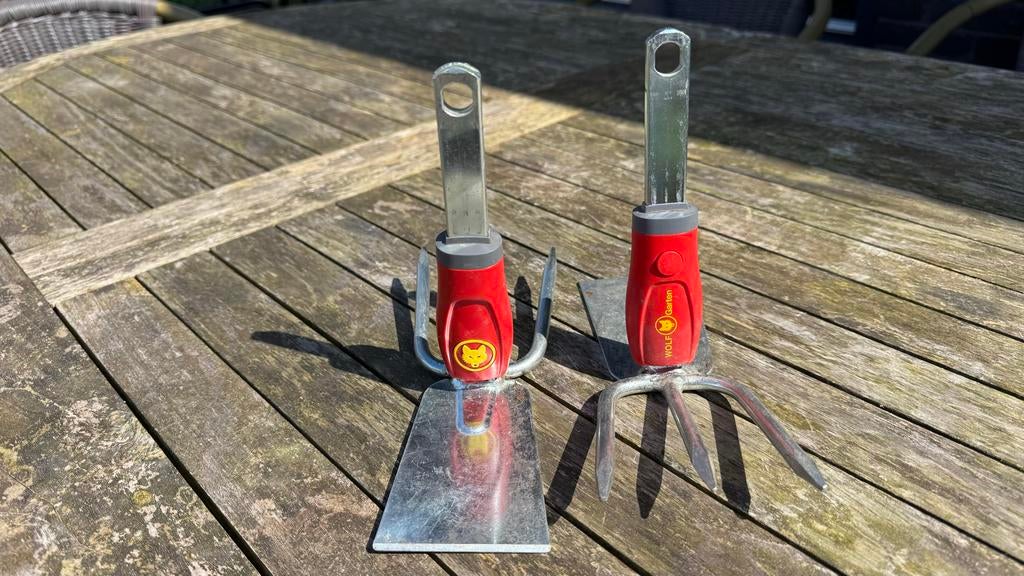 Wolf Garten gereedschap zonder steel - Schoffel en Cultivato, Ophalen of Verzenden, Gebruikt, Schoffel