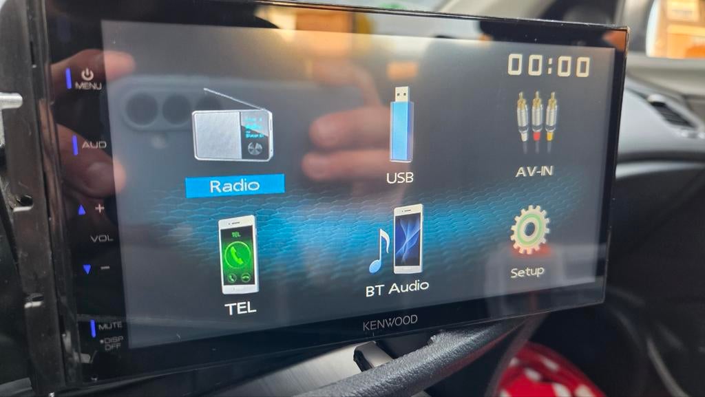 Kenwood DMX120BT touchscreen 2din radioscherm, Auto diversen, Autoradio's, Ophalen of Verzenden