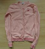 Schattig zalmroze Hema vestje met glitters maat 158/164, Ophalen of Verzenden, Zo goed als nieuw, Meisje, Trui of Vest