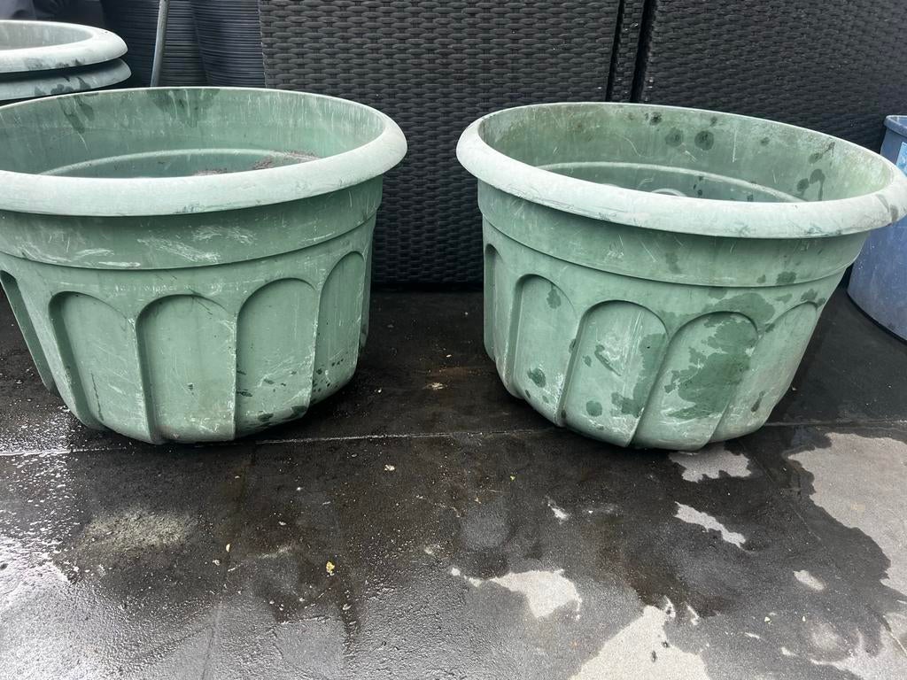 Grote  bloembakken 9 stuks, Ophalen, Kunststof, Gebruikt, Balkon